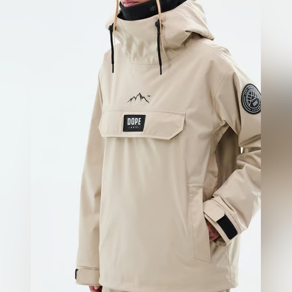 Dope Snow Blizzard W Ski Jacket Women Sand Size Medium NWT - Picture 3 of 9